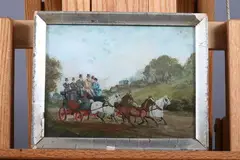 P.H Rubot, Carriage Ride, Oil on board