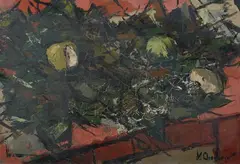 Abstract by Continental School, Oil on canvas, sold Dec 2008