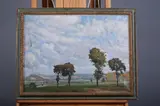 The Poplars by Continental School, THE POPLARS, oil on canvas, sold Dec 2008