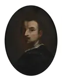 Portrait of a Gentleman by Italian School, Oil on board, offered Feb 2009