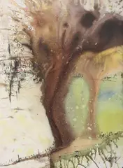 Richard W. Dempsey, Abstract, Watercolor on paper