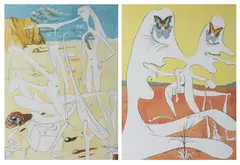 Salvador Dalí, Untitled, LA CONQUETE DU COSMOS I: SIX WORKS (SUITE), 1974, each signed and numbered LXXXVIII/CLXXXXV in pencil lower margin