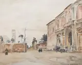 Michele Cascella, Piazza Dei Cavalieri Di Malta