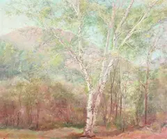 Felicia Meyer Marsh, Late in May, Oil on canvas