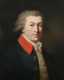 Portrait of Gentleman in Red Collar by American School, PORTRAIT OF GENTLEMAN IN RED COLLAR, oil on canvas, sold Feb 2009