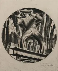 Harry Sternberg, Construction, Etching