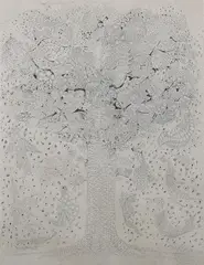 A by Józef Gielniak, Linocut, offered Apr 2009