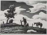 Thomas Hart Benton, The Fence Mender