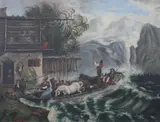 L. Gill, The Ferry, Oil on canvas board?