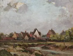 Meredith Watling, Walberswick, Oil on board