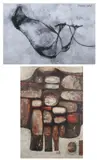 Sokolsky, ABSTRACT IN BROWNS and BIRD: TWO WORKS, first, Oil on paper - First