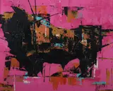 Andrew Shunney, The Bull, Oil on canvas