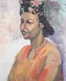 Edythe Polsby, Allegra, Oil on canvas