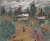Edward Rosenfeld, Pimlico, Oil on board