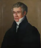 Portrait of a Man in a White Stock by American School, Oil on canvas, offered Apr 2009