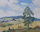 Ernest Fredericks, Golden Maple, Oil on canvas