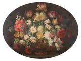 E. Focacci, Floral Still Life, Oil on canvas