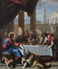 Sebastiano Ricci, Mary Magdalen Anointing the Feet of Christ, Oil on canvas