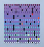 Yaacov Agam, Purple Grid