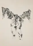 Leonard Baskin, Winged Figure, WINGED FIGURE, lithograph