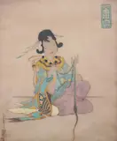 Dorsey Potter Tyson, The Necklace, Color etching