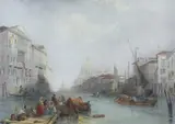 David Lucas, The Grand Canal, Color engraving