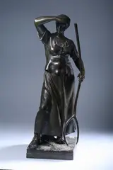 Antonin Larroux, Harvester, Bronze - Height: 28 in