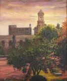Henry Santana, Santo Domingo, Oil on canvas