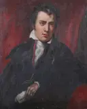 Portrait by Continental School, LORD BYRON, oil on canvas, sold Jun 2009