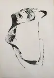 Carlos Poveda, Seated Man, Oil on paper