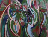 Stephanie Hammerschlag Bernheim, Pamolive, Oil on canvas