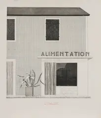 Untitled by David Hockney, printed by The Print Shop, sold Oct 2023
