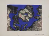 Ceri Richards, Untitled, 'The Force that Drives the Water through the Rocks' lithograph in colours
