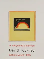 Untitled by David Hockney, David Hockney OM CH RA (b.1937) ‘Hollywood Bowl Calif.' offset lithograph in colours, sold Oct 2023