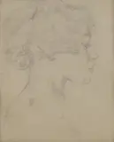 Jacob Epstein, Untitled, pencil 29.5 x 24cm