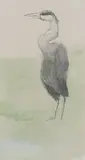 Mary Newcomb, Untitled, pencil and watercolour 26 x 14cm Provenance: With Crane Kalman Gallery