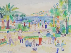 Untitled by Fred Yates, watercolour 30 x 40cm, sold Oct 2023