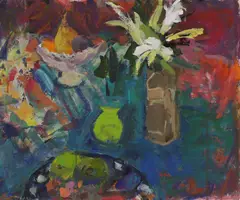 Sheila Macmillan, Untitled, oil on card 50.5 x 42cm