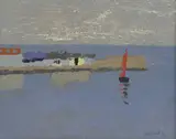 Charles Howard, Untitled, oil on board 23 x 28cm