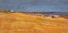 William Bowyer, Untitled, oil on board 30.5 x 61cm