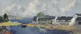 Charles Wyatt Warren, Untitled, oil on board 25 x 56cm