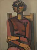 John Melville, Untitled, oil on canvas 80 x 56.5cm