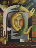 Clemente Segrera, Untitled, oil on canvas 153 x 119cm