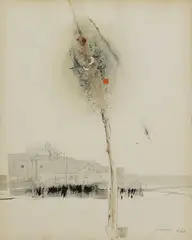 Emvin Cremona, Untitled, mixed media on paper 63 x 51cm