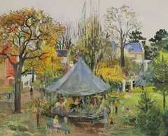 Irène Pagès, Untitled, oil on canvas 60 x 73cm