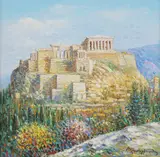 Vasilis Zenetzis, Untitled, oil on canvas