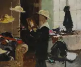 John Yardley, Untitled, oil on canvas 50.5 x 60.5cm