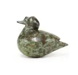 Guy Taplin, Untitled, Guy Taplin (b.1939) Miniature ruddy duck bronze with a green patina
