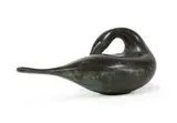 Guy Taplin, Untitled, Guy Taplin (b.1939) Miniature preening pintail bronze with a green patina
