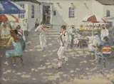 William Burns, Untitled, oil canvas laid on board 30 x 40cm